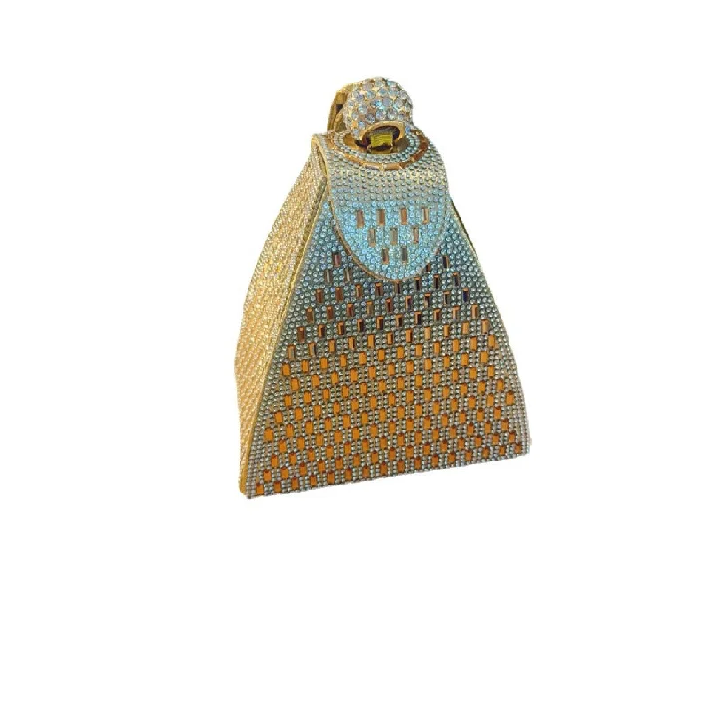 Exclusive Preview cocktail party dressRhinestone tote Bag Banquet Bag diamond-encrusted diagonal dinner bag 778370142021