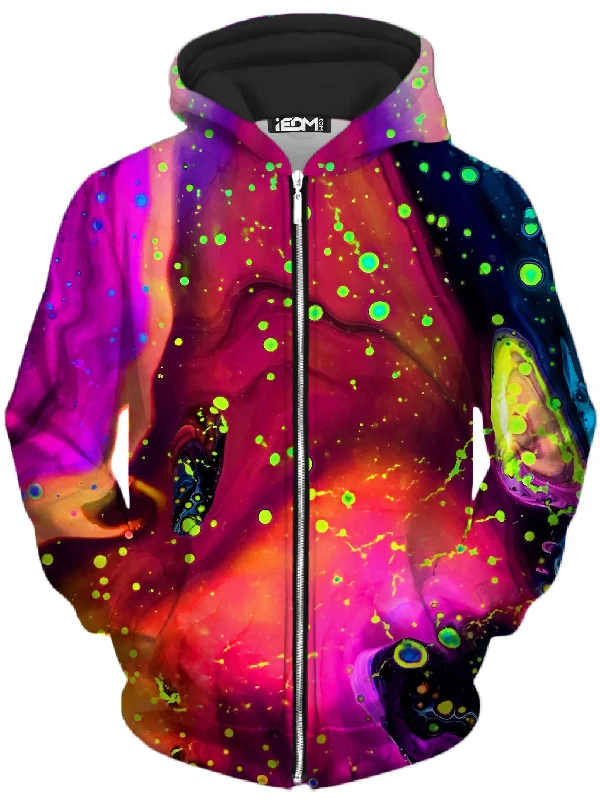 fleece hoodie for winterCosmos Unisex Zip-Up Hoodie