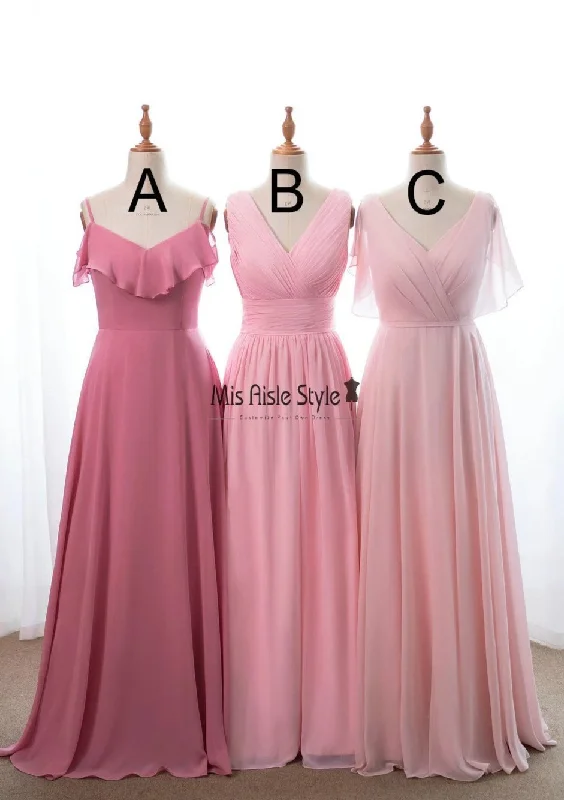 Special Buy casual dressLong Chiffon Bridesmaid Dress