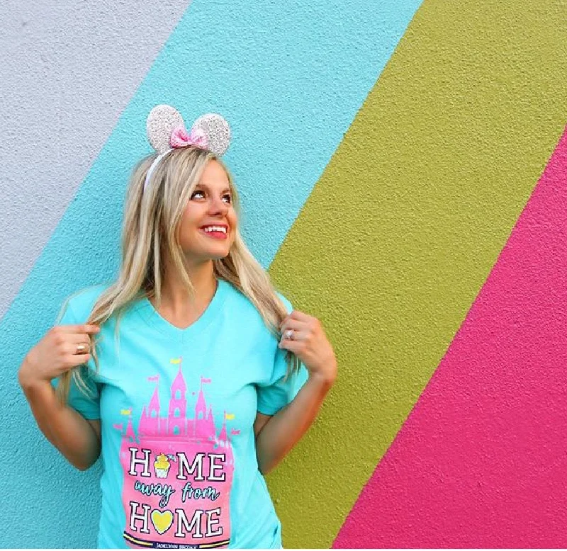 Bargain Bin trendy mini dressJadelynn Brooke Disney Home away from Home Tee