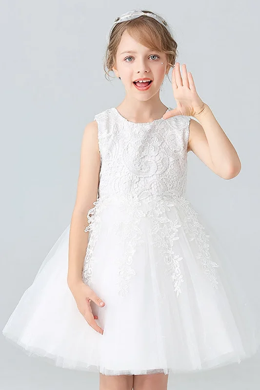 Discount Days comfy maxi dressA-Line Scoop Neck Sleeveless Lace/Tulle Flower Girl Dresses With Bow(s) 728999018070 Discount Days comfy maxi dressA-Line Scoop Neck Sleeveless Lace/Tulle Flower Girl Dresses With Bow(s) 728999018070