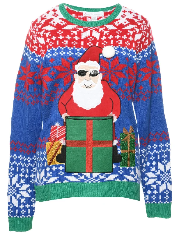 everyday winter coatSanta Claus Design Christmas Jumper - S