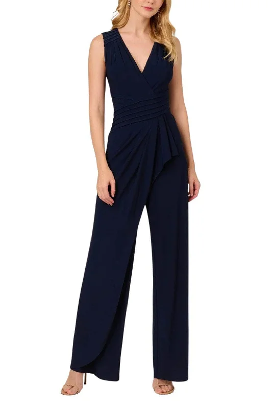 Lowest Price Adrianna Papell AP1D105225 - Sleeveless V-Neck Jumpsuit