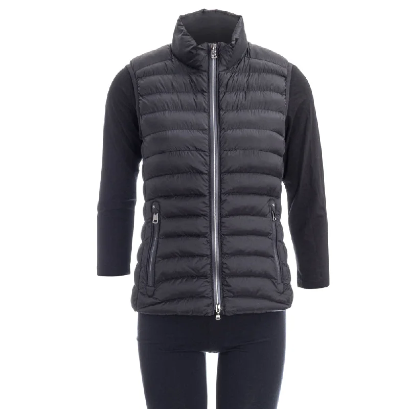 sleek and warm coatBogner Fria Golf Vest Black - FW21 Women