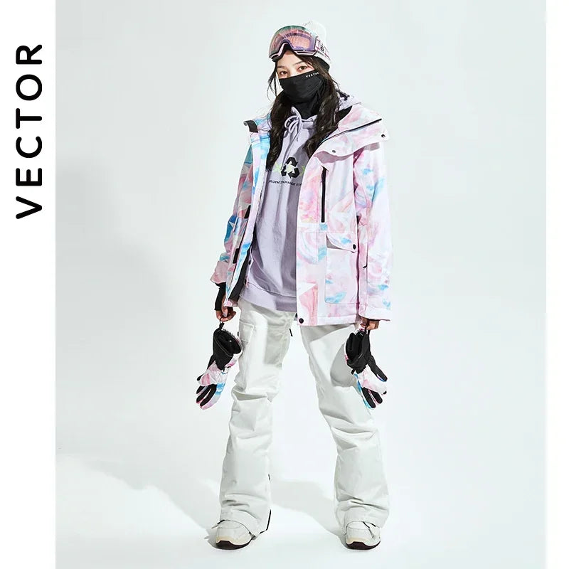 premium coatVECTOR Winter Thermal Snowboard Suit - Women's