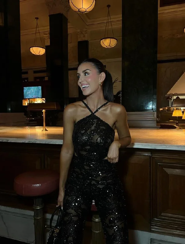 Special Price Nadine Merabi Hallie Jumpsuit Black