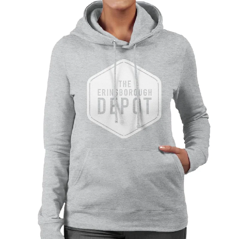 Deal of the Day sporty hoodieNeighbours The Erinsborough Depot White Logo Women's Hooded Sweatshirt Deal of the Day sporty hoodieNeighbours The Erinsborough Depot White Logo Women's Hooded Sweatshirt