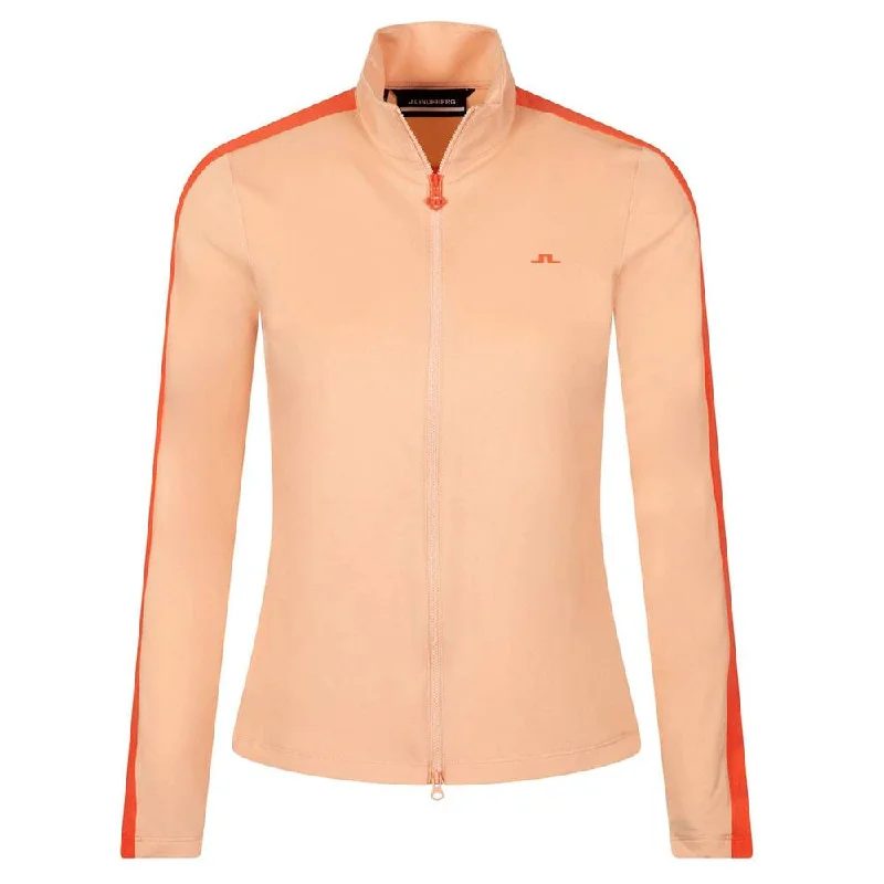 sporty jacketJ.Lindeberg Winona Mid Layer Golf Jacket Almost Apricot - SP24 Women