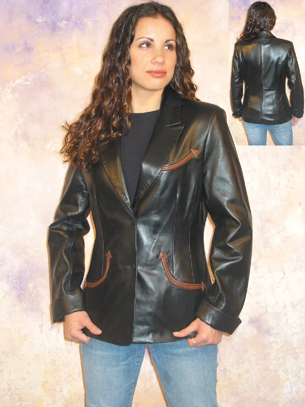 oversized puffer coatScully Womens Black Lamb Leather Belmont Jacket