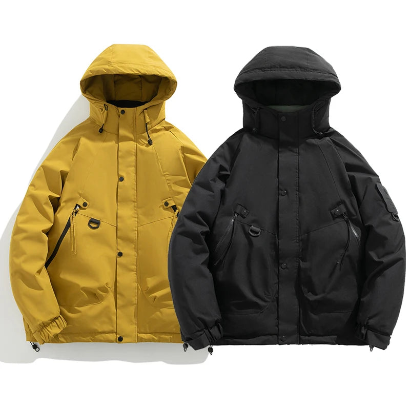 trendy jacketPOOHTRE ski Winter keep Warm waterproof windproof Outdoor Camping Skiing Snowboard Thicken Thermal Coat jackets