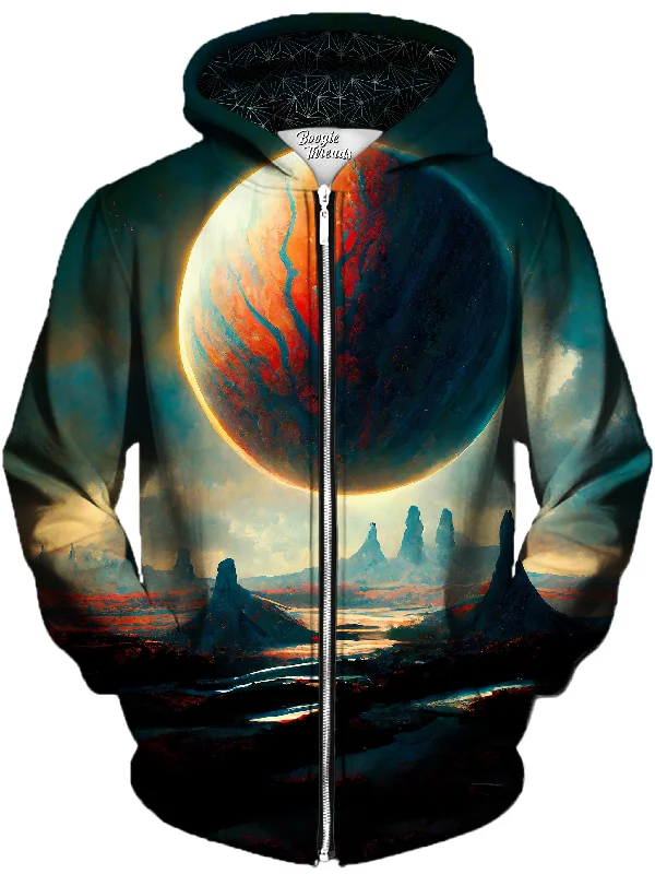 graphic hoodieEnd Of Disaster Unisex Zip-Up Hoodie