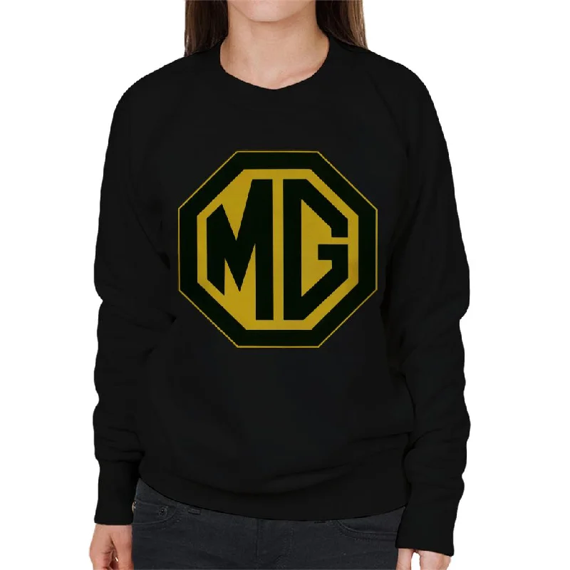 premium athletic sweatshirtMG Black And Gold Logo British Motor Heritage Women's Sweatshirt