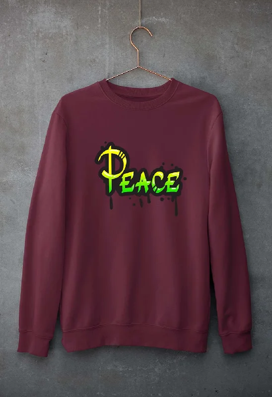 sporty casual hoodieGraffiti Peace Unisex Sweatshirt for Men/Women