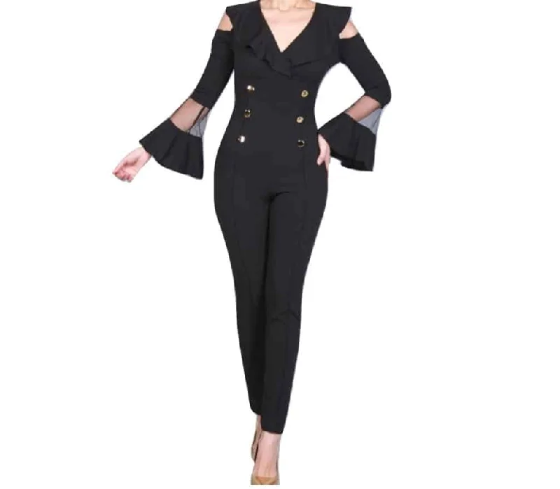 Major Savings Tuxedo Jumpsuit