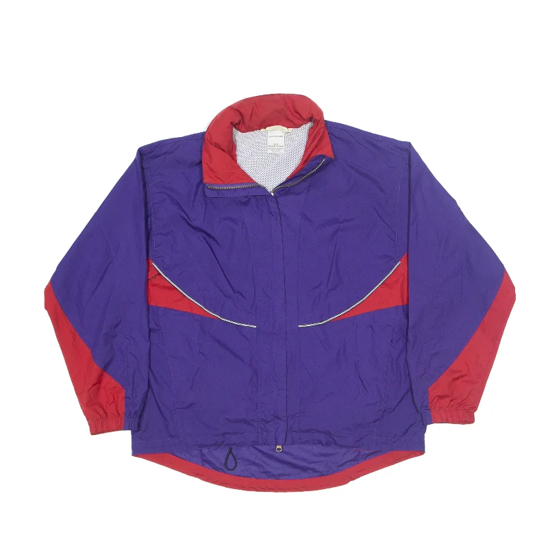 Deep Discounts trendy puffer coatMOVING COMFORT Windbreaker Jacket Purple 90s Colourblock Womens M Deep Discounts trendy puffer coatMOVING COMFORT Windbreaker Jacket Purple 90s Colourblock Womens M