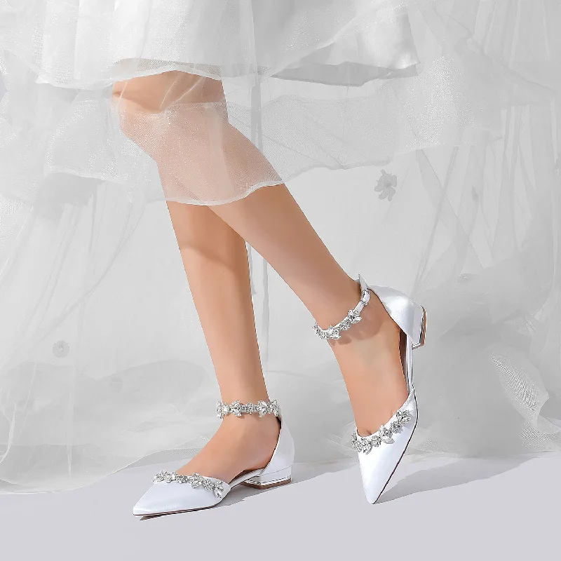 The Best Prices floral midi dressFlat Heel 2.5cm Silk-Like Shoes CK0418