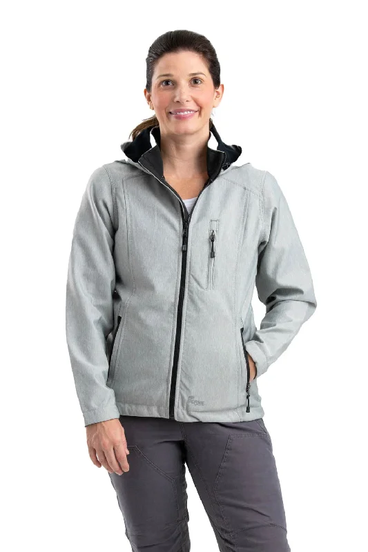 classic jacketBerne Grey Polyester Ladies Eiger Hooded Softshell