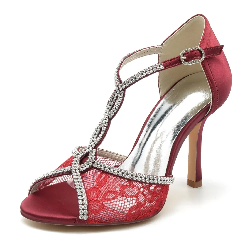 Incredible Offers fitted cocktail dressStiletto Heel 9.5cm Tulle Shoes CK0479
