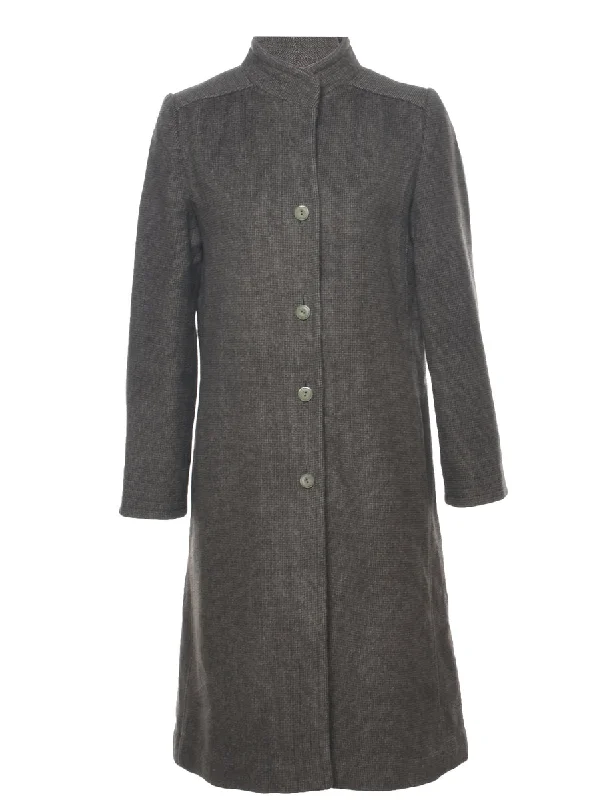 Doorbuster Deal slim fit coatGreen Wool Coat - L