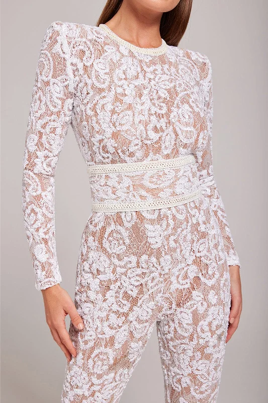 Reduced Prices Nadine Merabi Bella Jumpsuit White (XS)