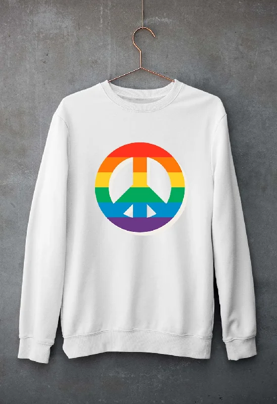 breathable gym hoodiePeace Pride Unisex Sweatshirt for Men/Women