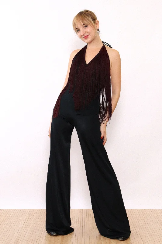 Buy More, Save More Slinky Fringe Jumpsuit XS/S