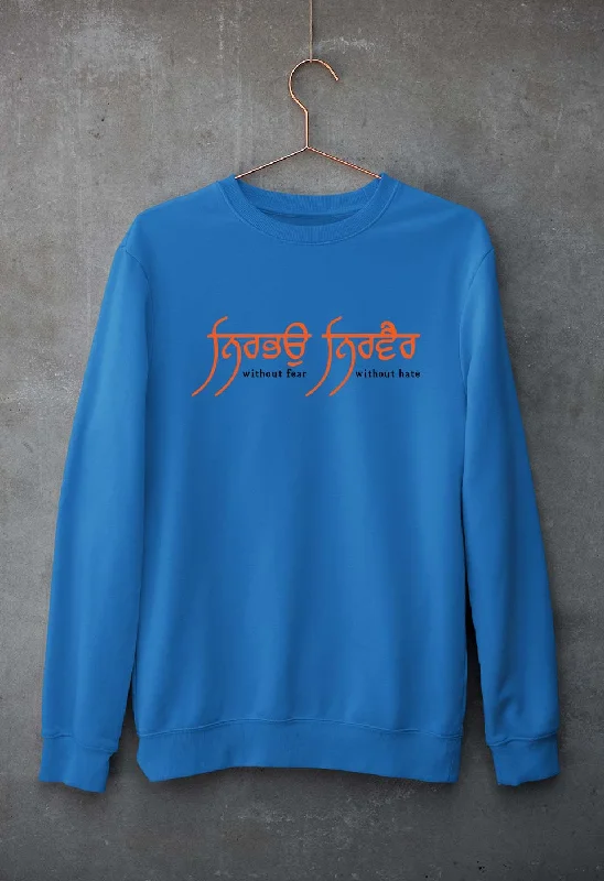 Bonus Savings eco-friendly sports hoodieNirbhau Nirvair Unisex Sweatshirt for Men/Women