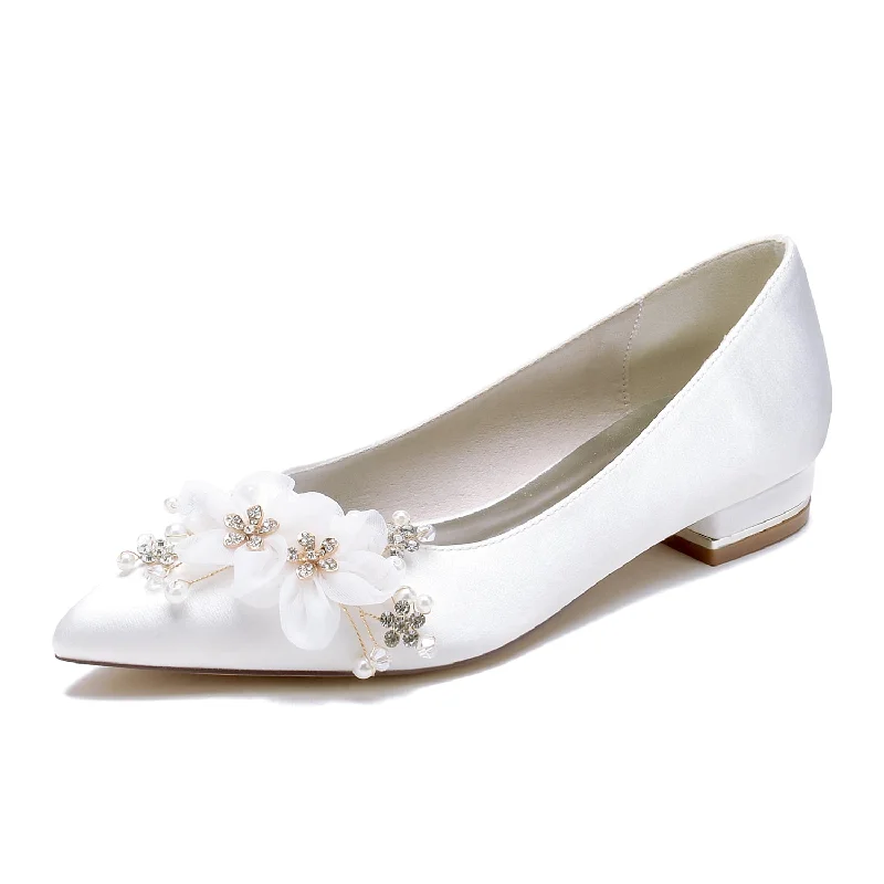 Must-Have Deals modern dressFlat Heel 2.5cm Silk-Like Shoes CK0430