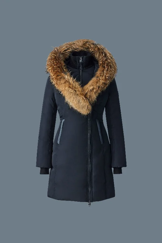 Final Markdown classic zip-up coatKAY-F