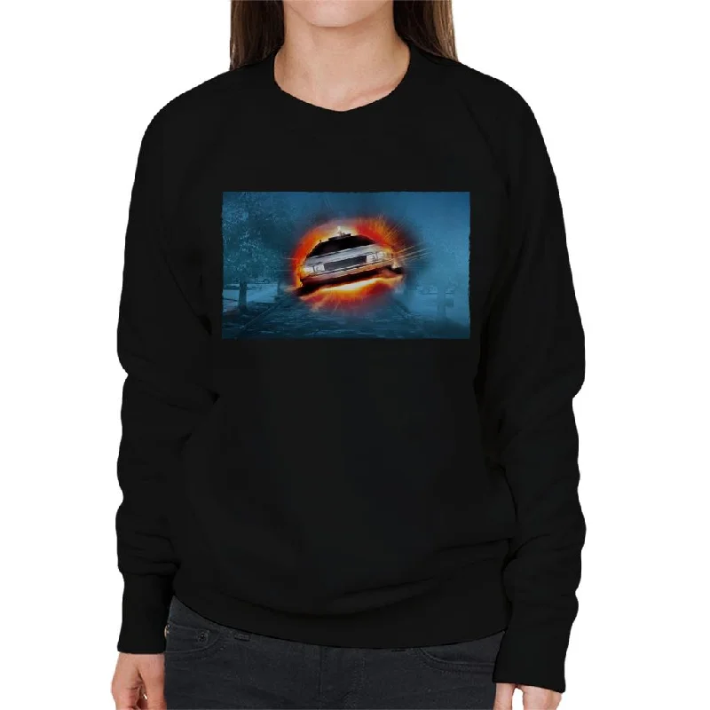 Loyalty Reward warm athletic hoodieBack to the Future Delorean Cinematic Take Off Women's Sweatshirt