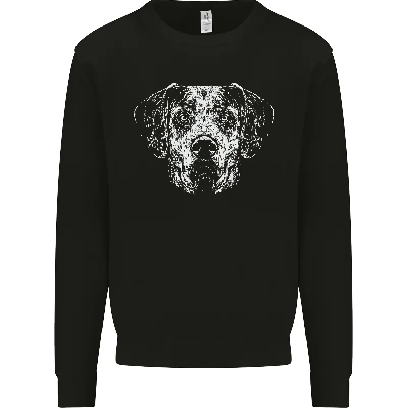 Deal Alert retro sports hoodieA Great Dane Dog Mens Sweatshirt Jumper