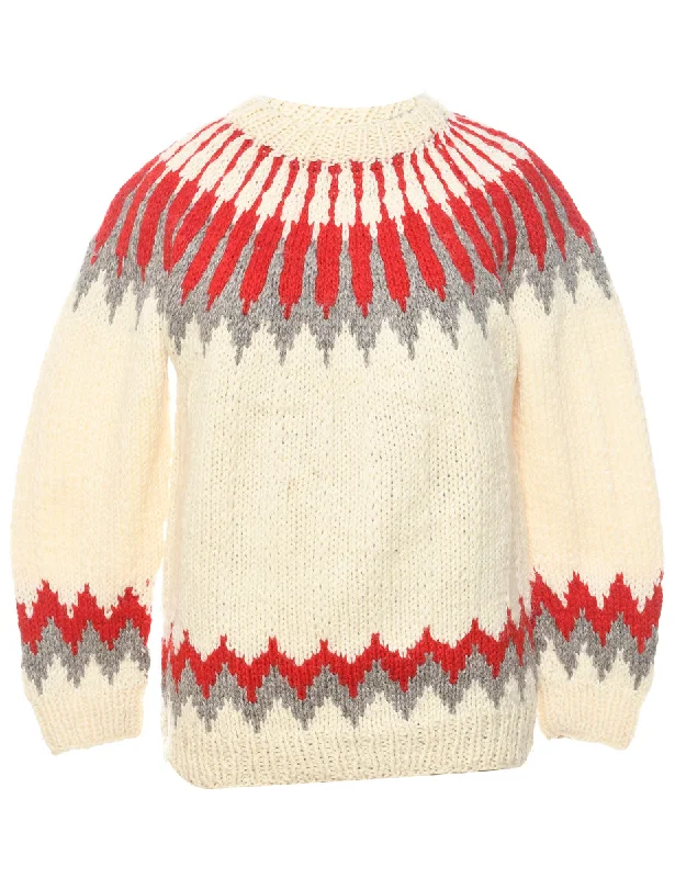 Bargain Prices padded puffer coatNordic Jumper - L