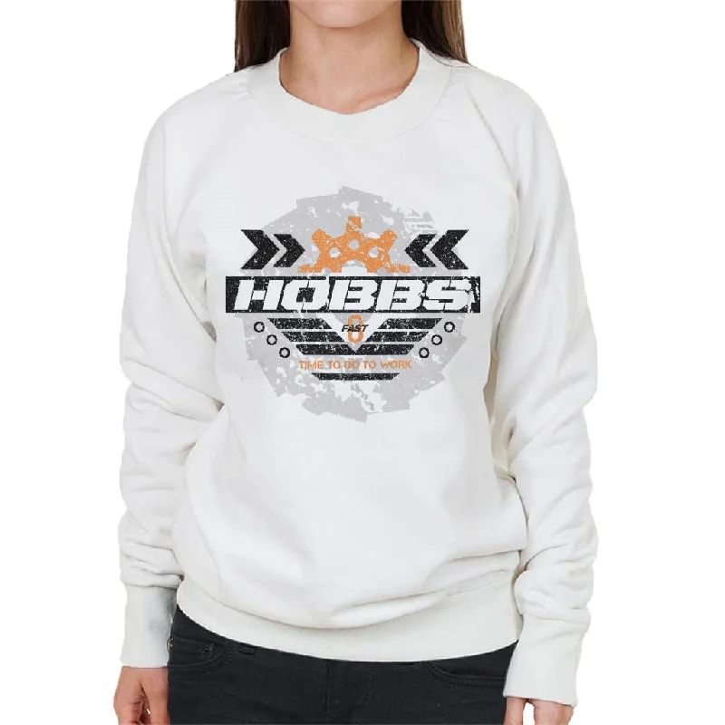 trendy sports sweatshirtFast and Furious Hobbs Time To Go To Work Women's Sweatshirt