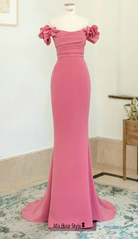 Online Exclusive fitted bodycon dressFit & Flare Cap Sleeve Dusty Pink Party Dress