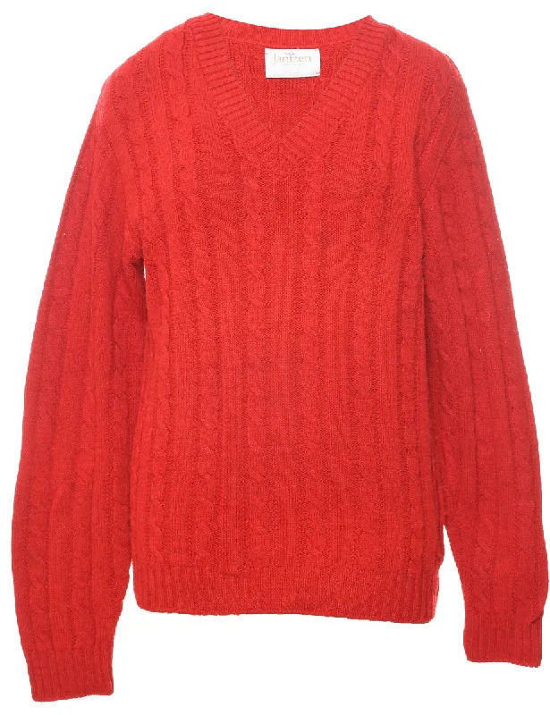 Special Price street style coatJantzen Cable Knit Jumper - L