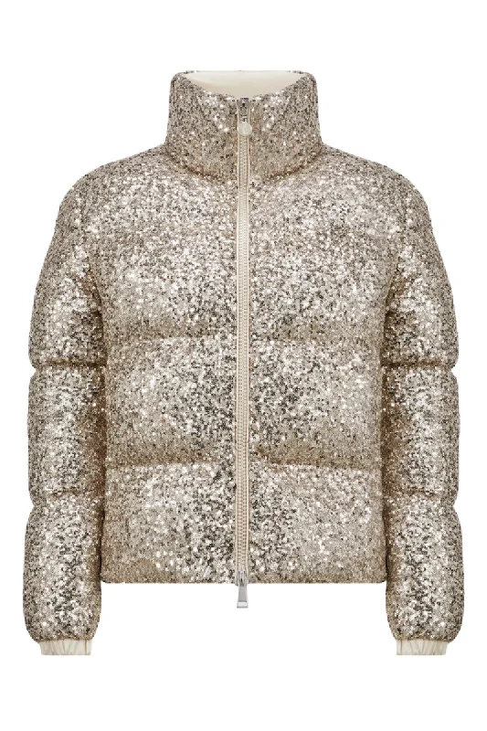 chic wool coatAnternes Sequin Down Jacket