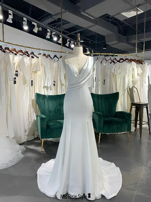 New Markdowns romantic dressFit and Flare Sexy Back Summer Wedding Dress