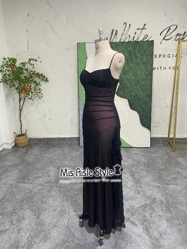 Deal Alert flowy maxi dressFit and Flare Slit Vintage Prom Dress