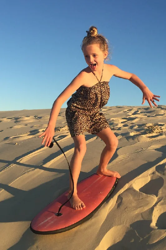 Friends and Family Sale Girls Jumpsuit "Cheetah"