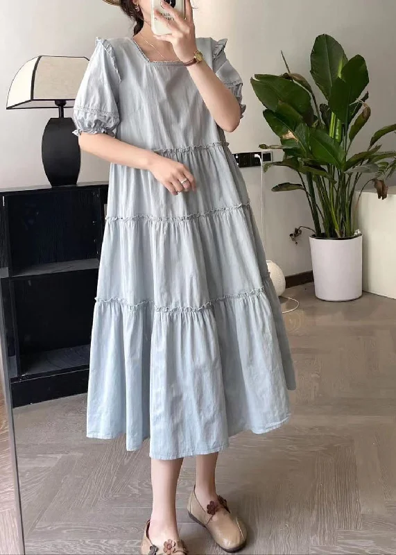Shop and Save floral midi dressBlue Wrinkled Patchwork Vacation Maxi Dresses Summer