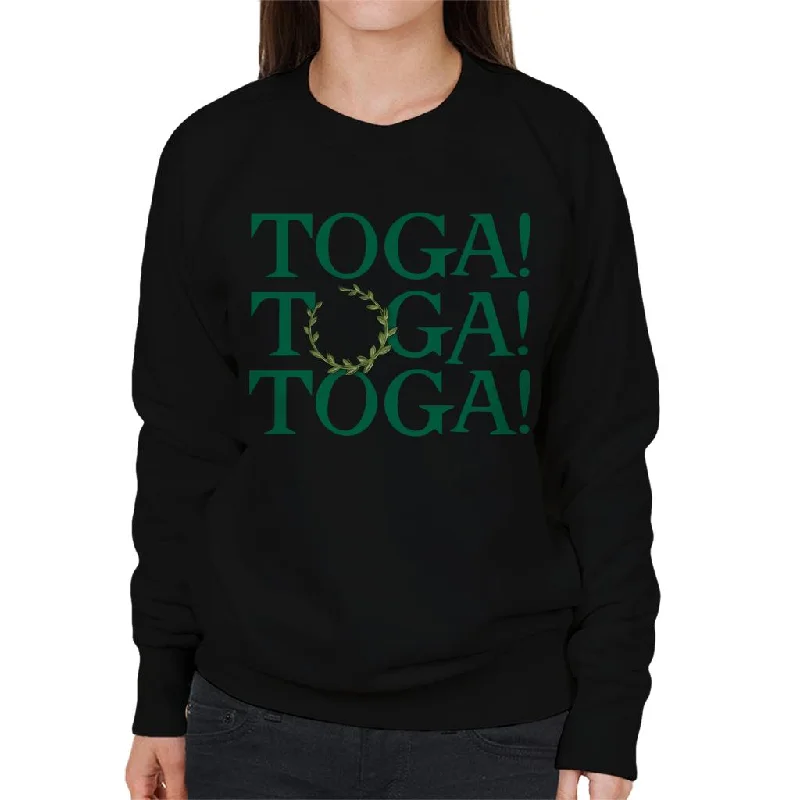 Deal of the Week trendy sports sweatshirtAnimal House Toga Toga Toga Women's Sweatshirt