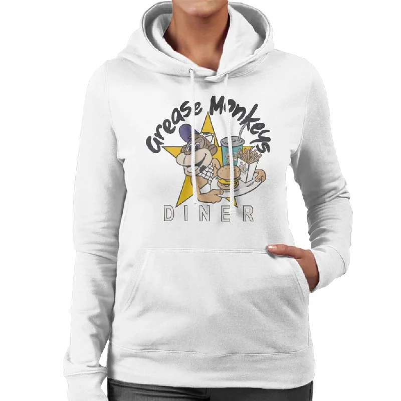 Price Cut sleek zip-up hoodieNeighbours Grease Monkeys Diner Women's Hooded Sweatshirt
