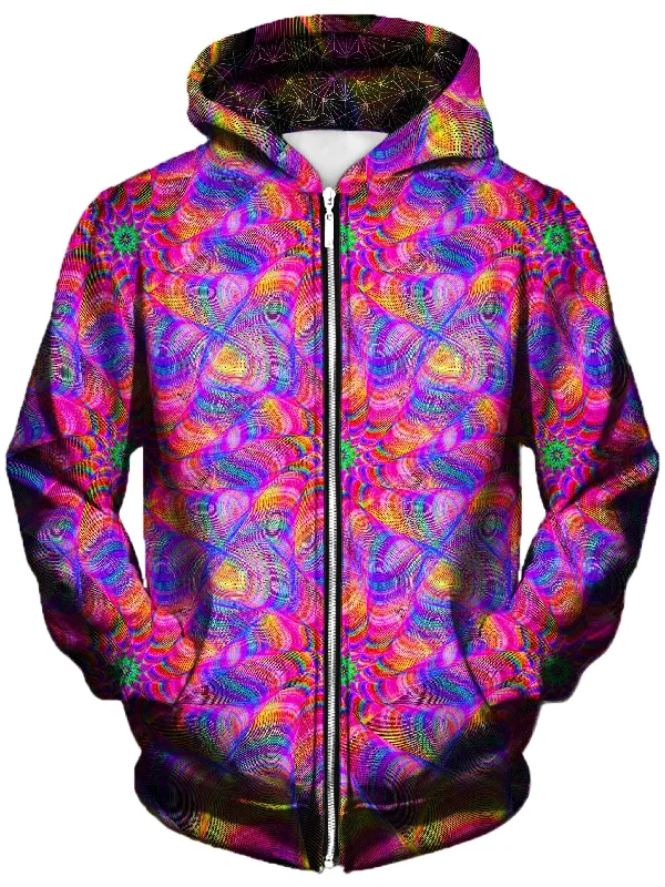Extra Discounts cool street hoodieMind Blown Unisex Zip-Up Hoodie
