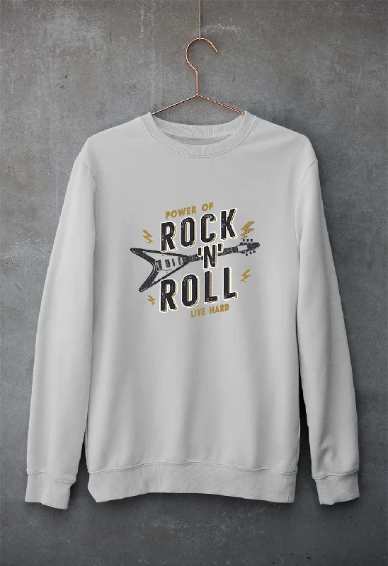 Price Slash warm workout hoodieRock N Roll Unisex Sweatshirt for Men/Women