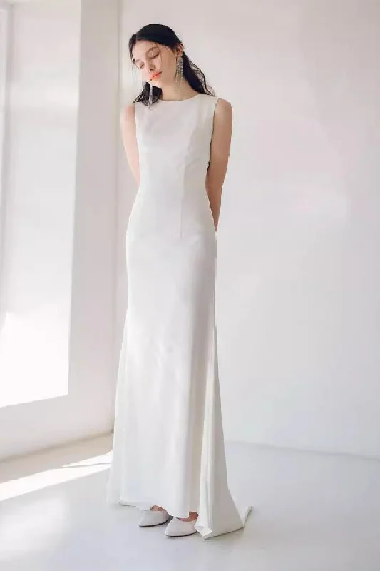 Unbeatable Prices puff sleeve dressSheath-Column Sweep-Brush Train Elastic Cloth Wedding Dress 817449854351 Unbeatable Prices puff sleeve dressSheath-Column Sweep-Brush Train Elastic Cloth Wedding Dress 817449854351