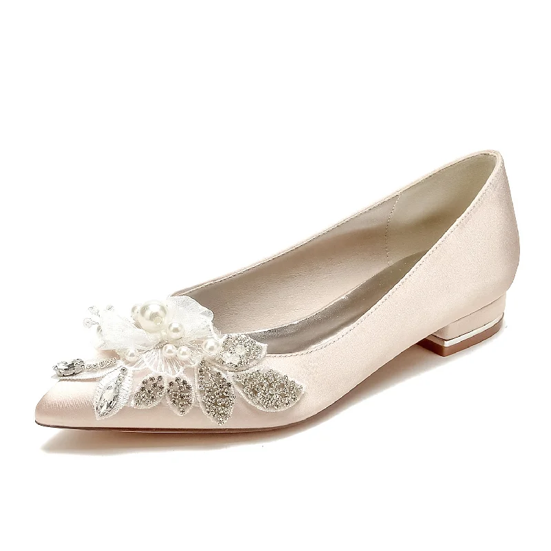 Best Deals summer floral dressFlat Heel 2.5cm Silk-Like Shoes CK0484