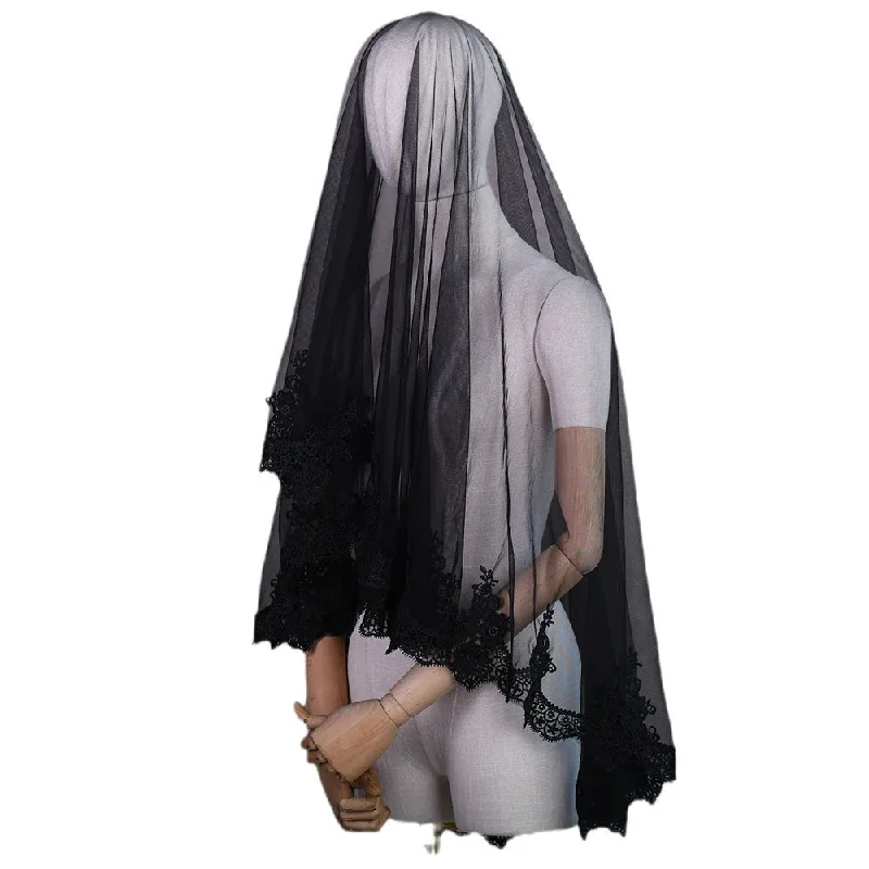 Deal of the Day casual shift dressBlack Bridal Veil Gothic Lace Hairless Theme Wedding 777789185173 Deal of the Day casual shift dressBlack Bridal Veil Gothic Lace Hairless Theme Wedding 777789185173