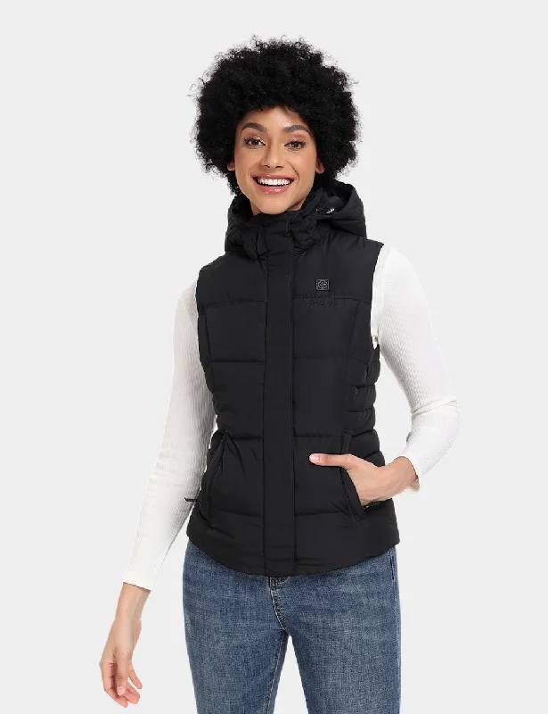 simple hoodieWomen's Heated Down Vest - Slim Fit