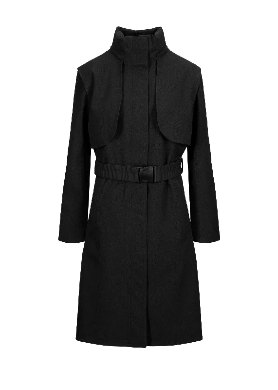 warm trench coatSkyet Coat - New Black