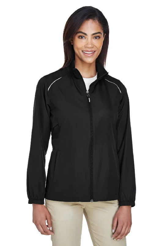Weekend Flash Sale urban casual coatCore 365 Womens Motivate Water Resistant Full Zip Jacket - Black Weekend Flash Sale urban casual coatCore 365 Womens Motivate Water Resistant Full Zip Jacket - Black